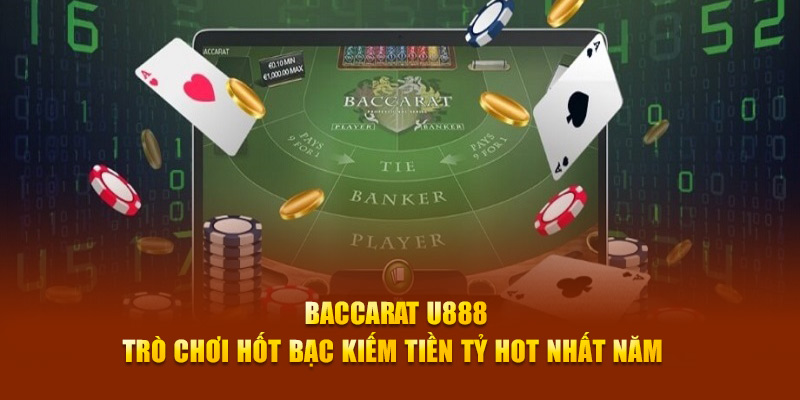 Baccarat U888 - Trò Chơi Hốt Bạc Kiếm Tiền Tỷ Hot Nhất Năm 