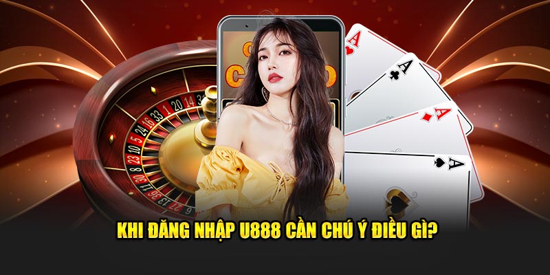 Khi đăng nhập U888 cần chú ý điều gì?