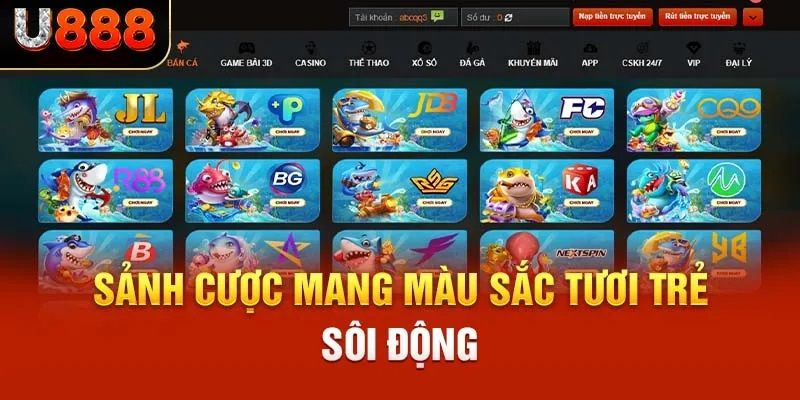 Chinh phục từng đại dương ảo siêu bắt mắt cùng U888